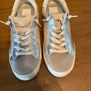 NWT (Other) Dolce Vita Metallic Calf Hair Plush Sneakers. Size 8